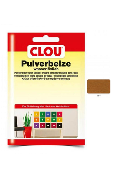 Water Soluble Oxide Powder Wood PaintCLOU Oxide Powder Coating Nr:164 Medium Oak 5gr