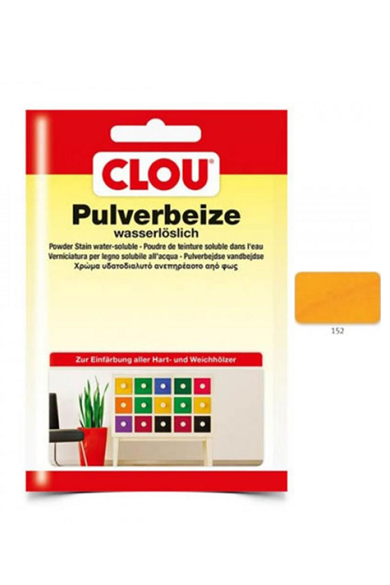 Water Soluble Oxide Powder Wood PaintCLOU Oxide Powder Coating Nr:152 Dark Yellow R 5gr