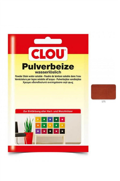 Water Soluble Oxide Powder Wood PaintCLOU Oxide Powder Paint Nr:175 Dark Cherry 12gr