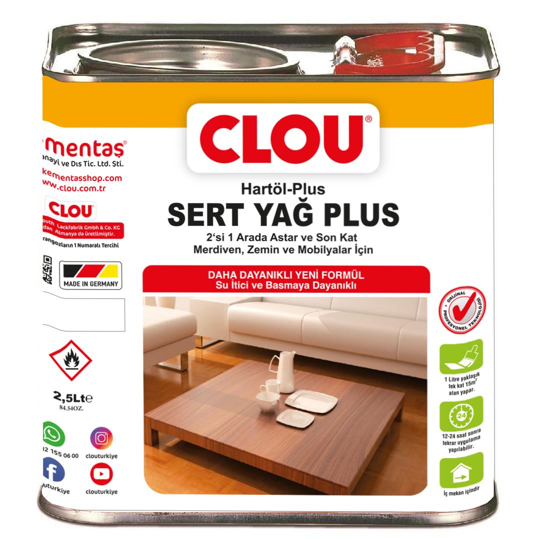 CLOU 30758.00000 Wood Hard Oil Plus 2,5Lt