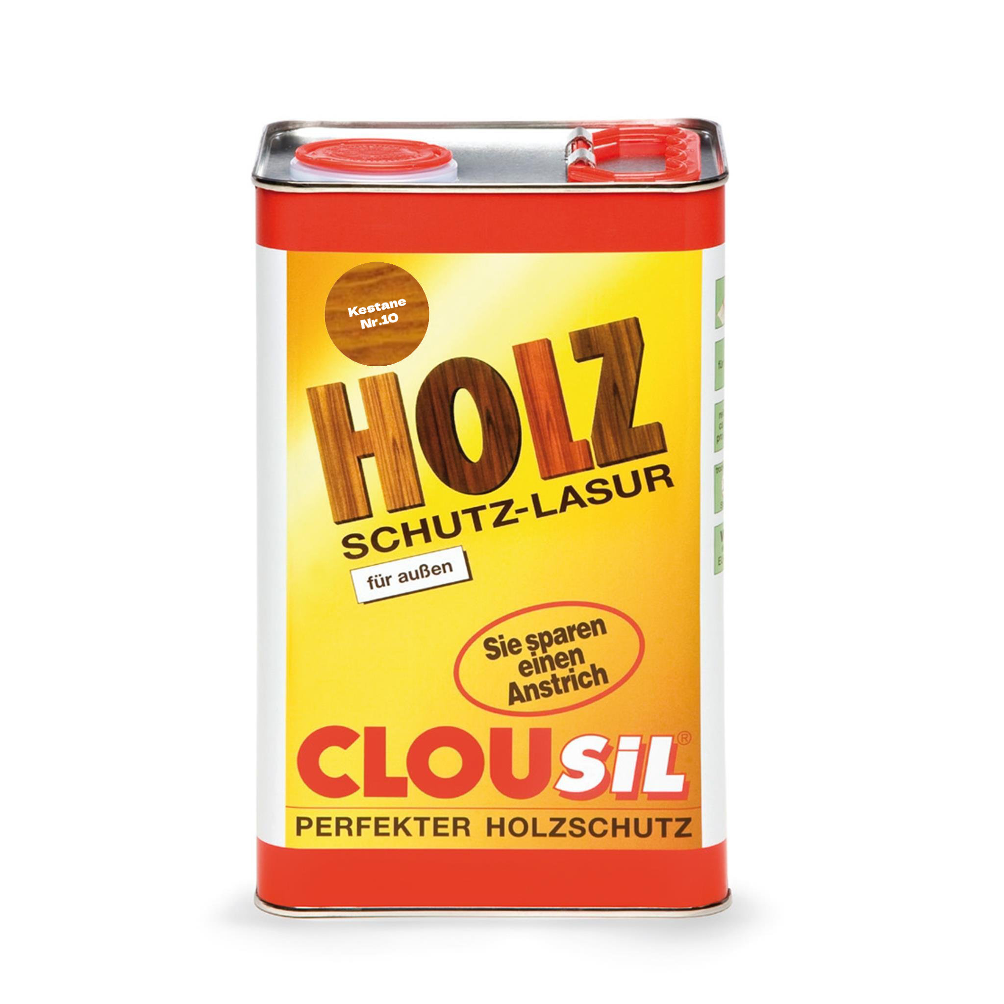 Solvent Bazlı Ahşap Koruyucular 5LtCLOU Nr:10 Kestane Slv Bazlı Ahşap Koruyucu 5Lt