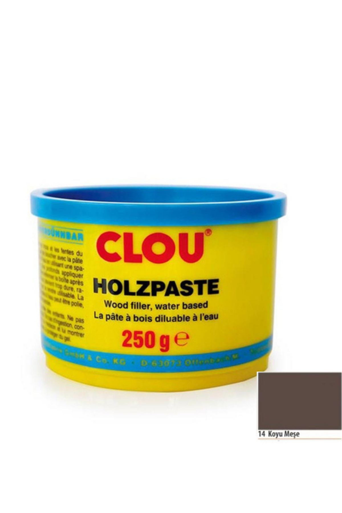 Su Bazlı Ahşap Tamir MacunuCLOU Su Bazlı Ahşap Tamir Macun Nr:14 K.Meşe 250g
