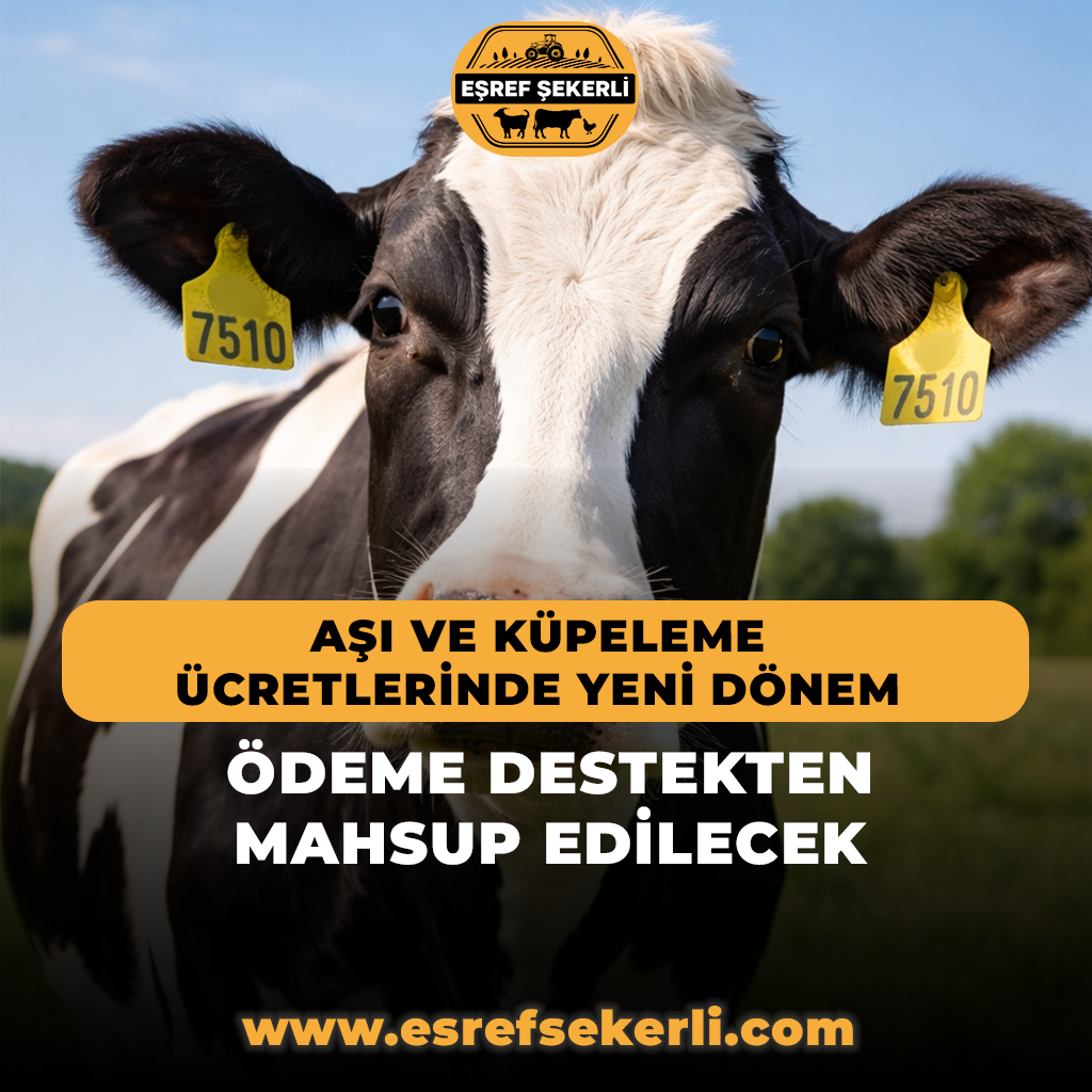 aşı küpeleme ücretleri destekten mahsup hayvancılık destekleri 2026 veteriner tebliği 2026 türkvET vetbis