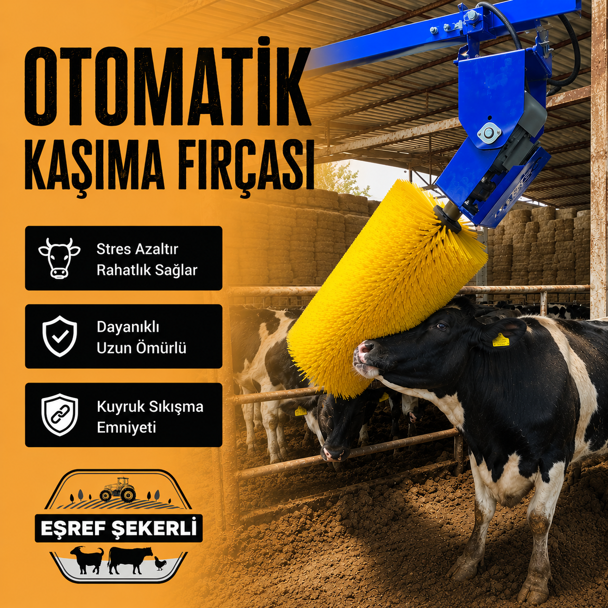 PARS Otomatik Hayvan Kaşıma Fırçası