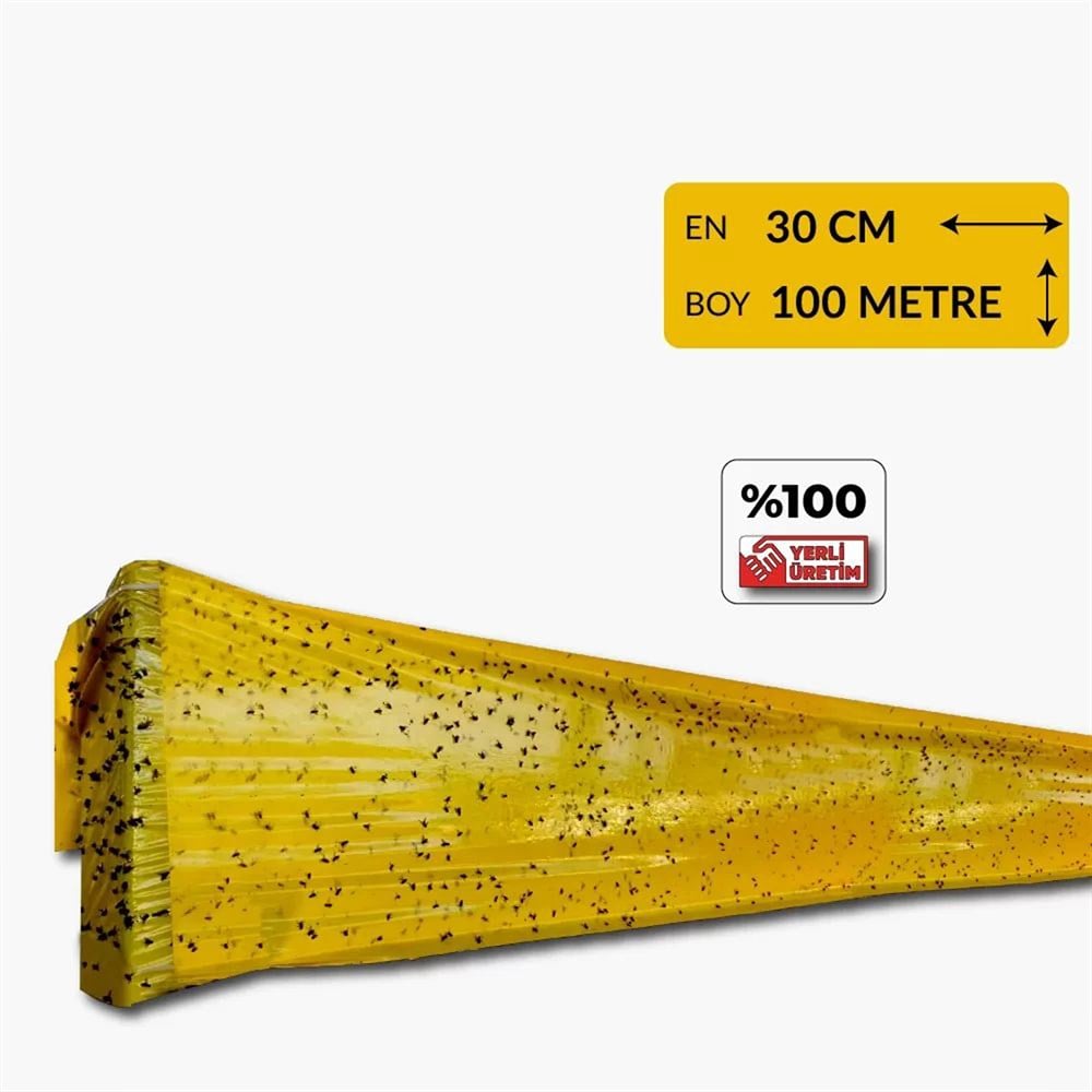 Sinek Yakalama Bandı 30x100 Metre