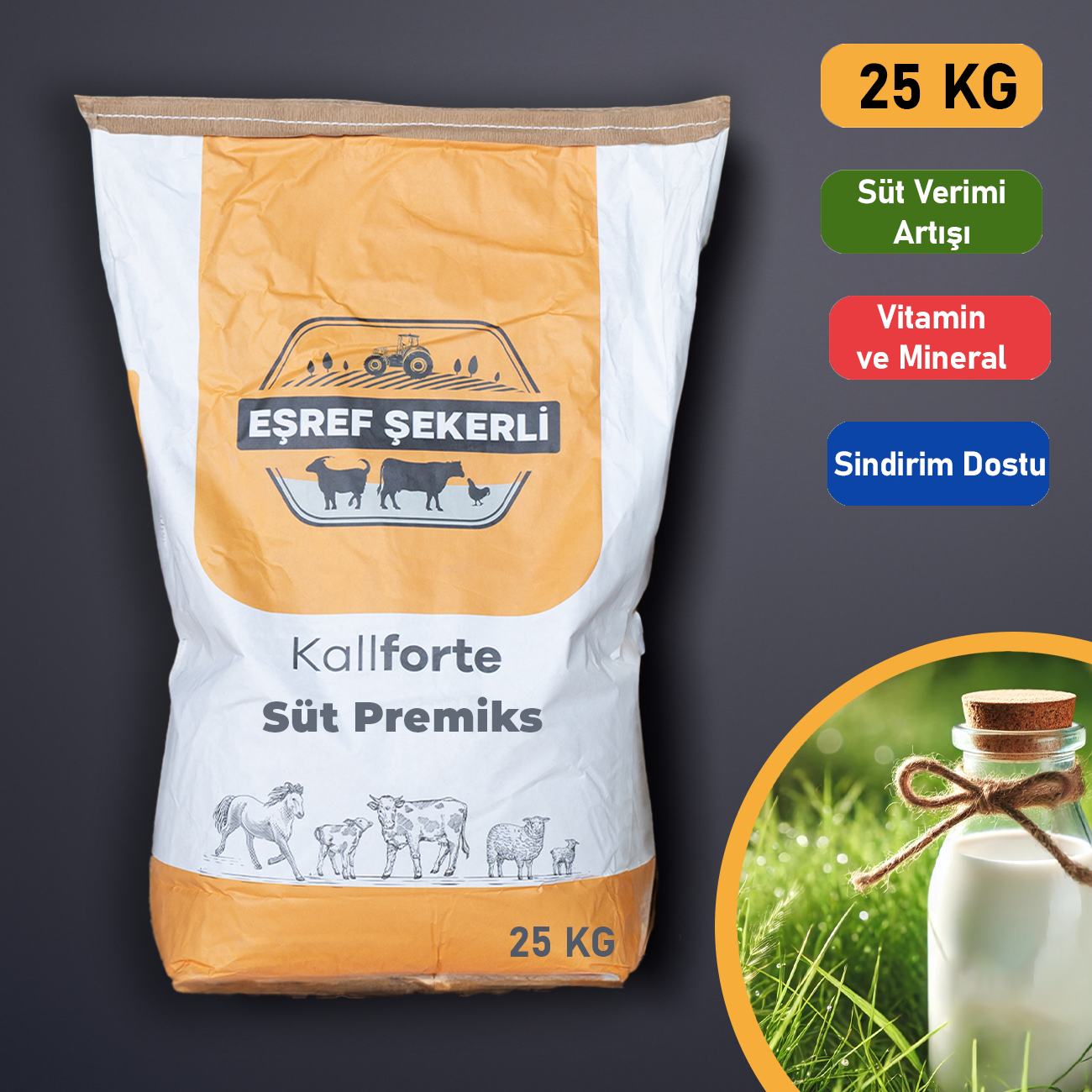Süt Premiks 25 Kg.