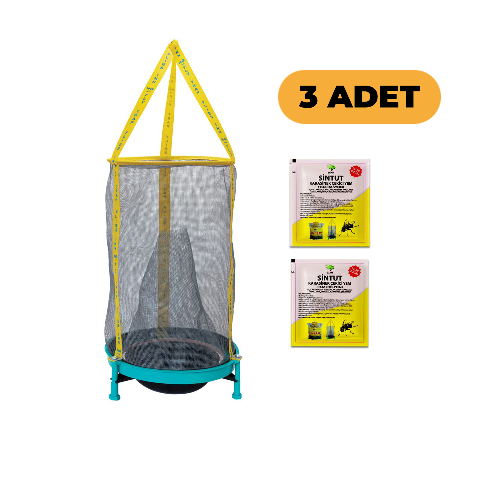 3 Adet Sinek Tuzağı