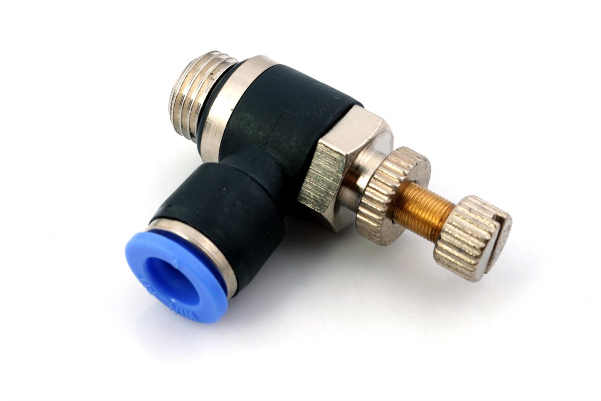 Hava Hortum Hız Ayarlı Dirsek 1/4X8