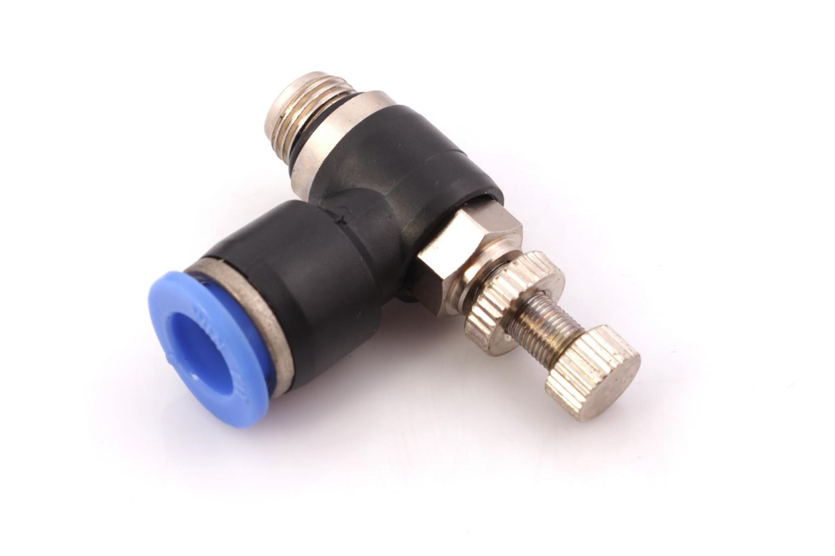 Hava Hortum Hız Ayarlı Dirsek 1/8X8