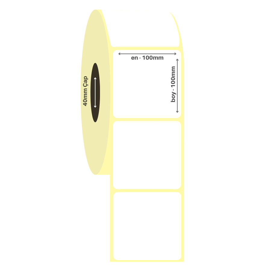 Barkod Etiket-100X100-500'Lük