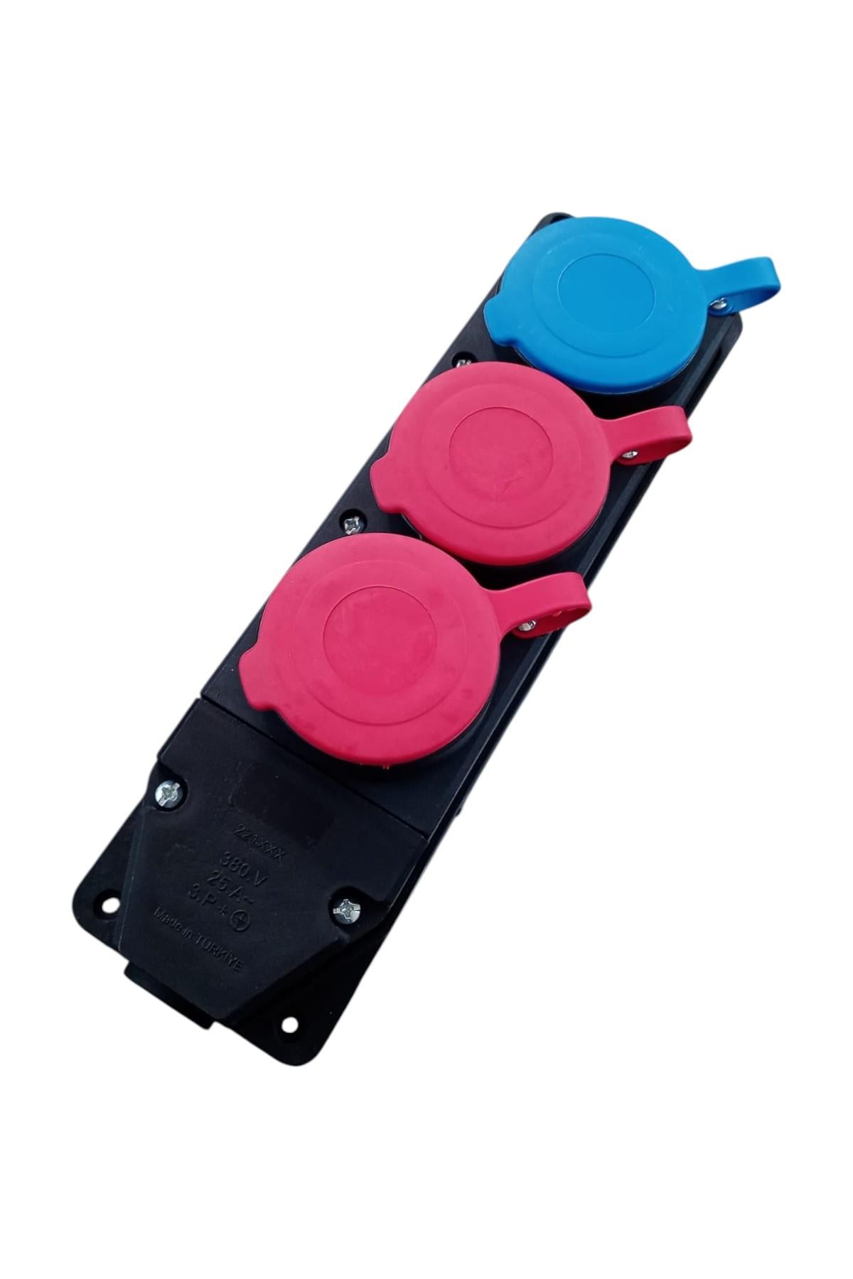 Kauçuk 2 Trifaze 1 Monofaze Grup Priz