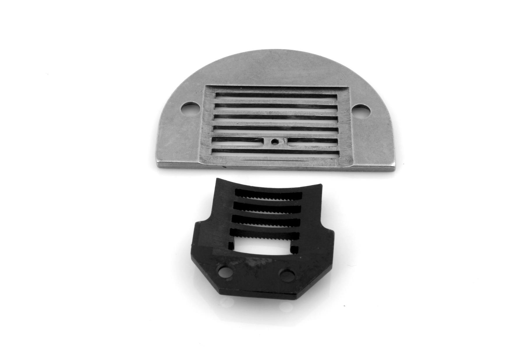 Düz Dikiş Makine 6 Sıralı Gömlek Dişli Ve Plaka takım