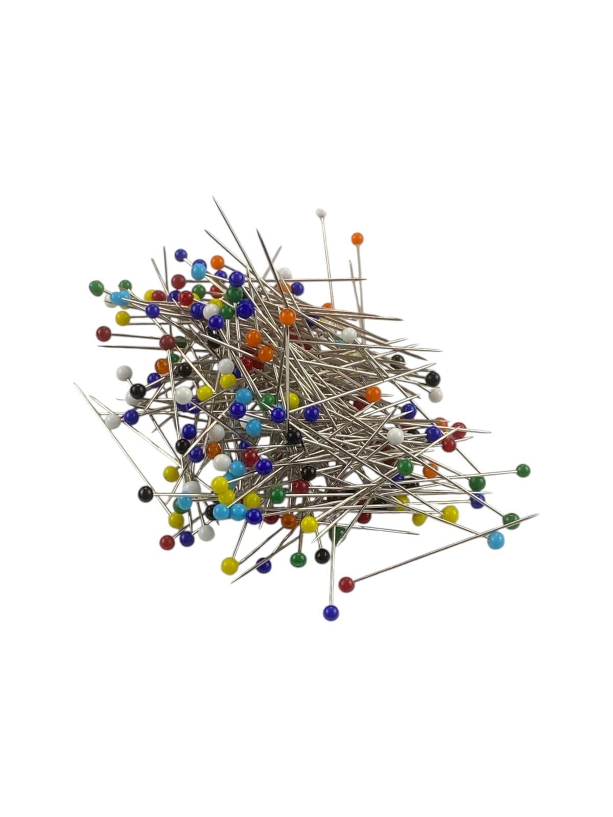 Plastik Başlı Çelik Toplu İğne 0.6X8mm-200 Adet