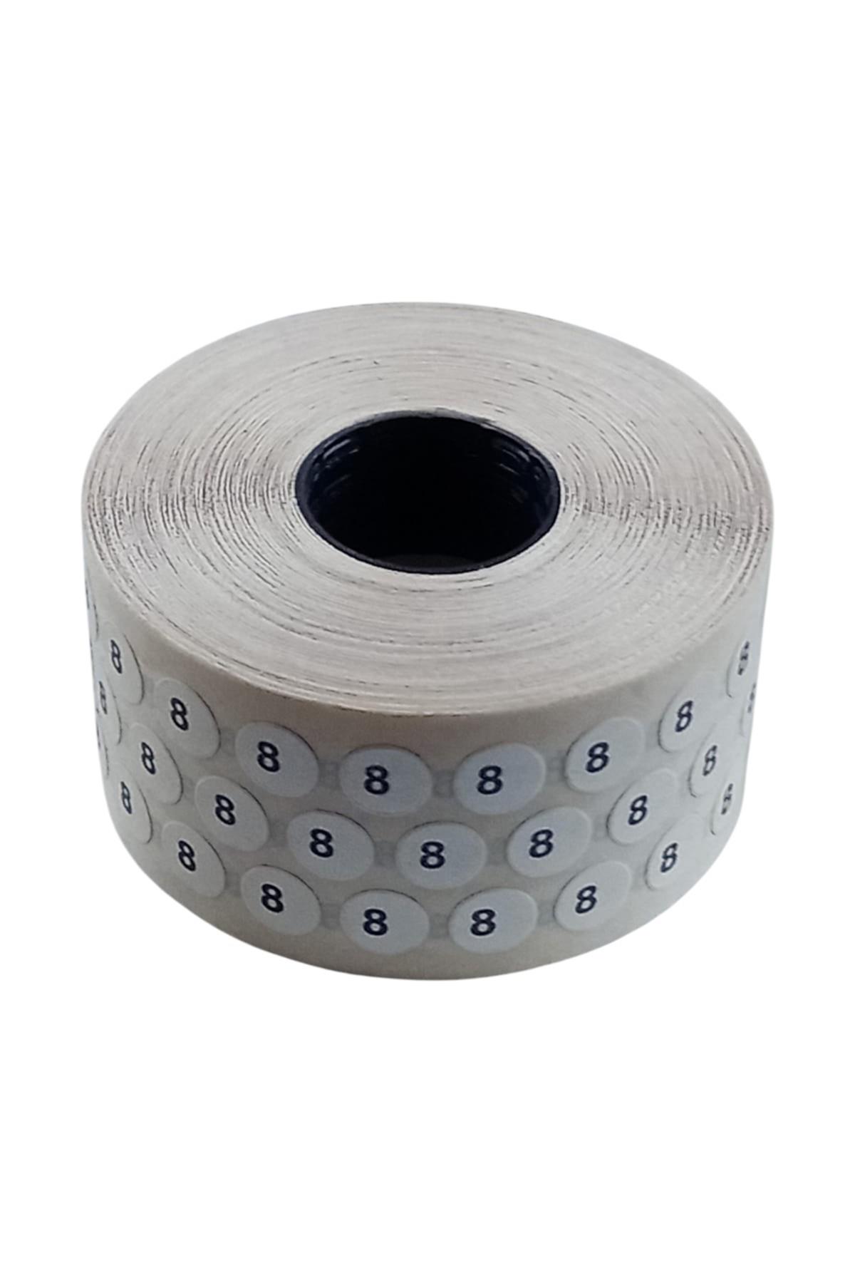 Numaralı Etiket 8 No-5000'Lik