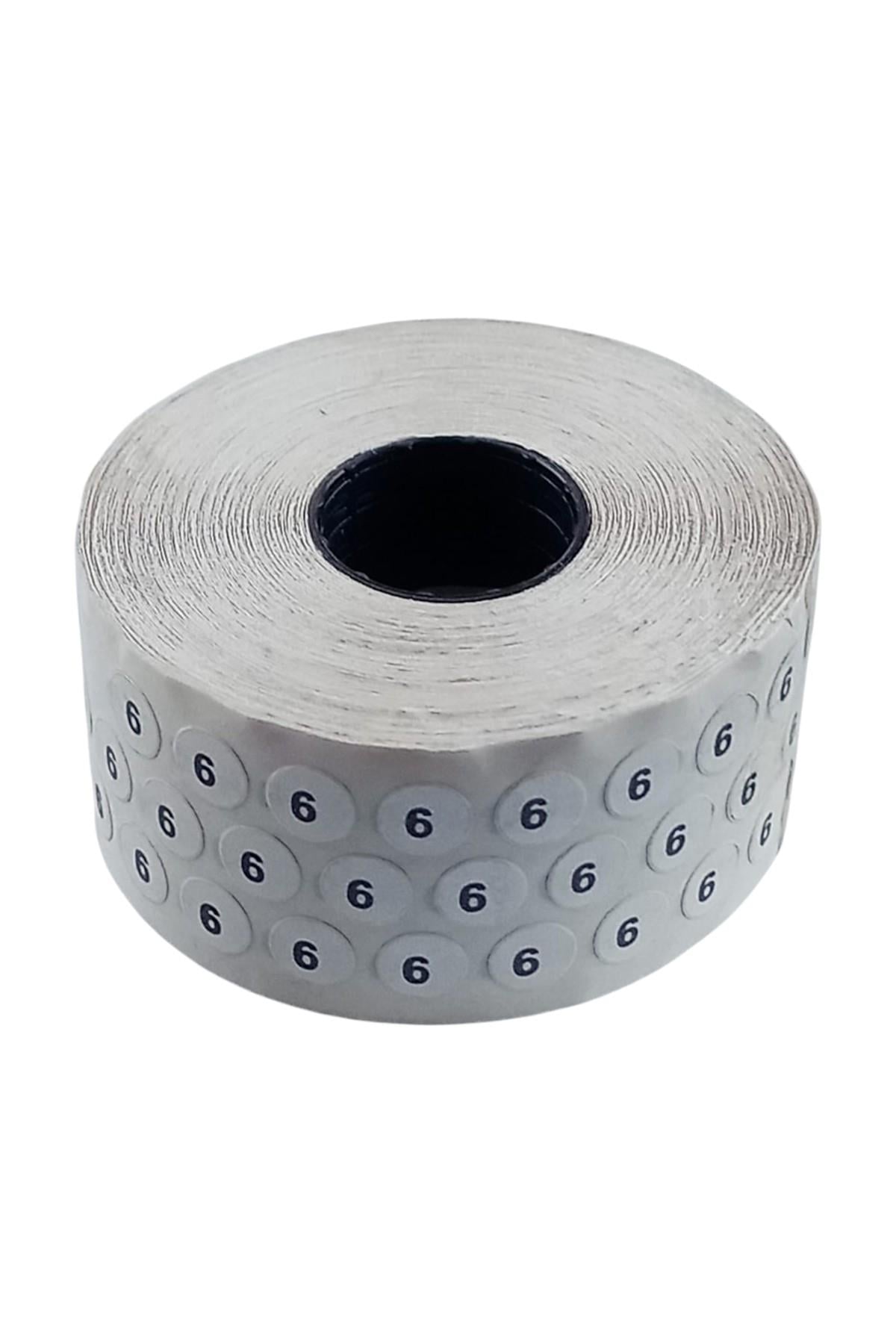 Numaralı Etiket 6 No-5000'Lik