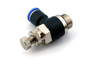 Hava Hortum Hız Ayarlı Dirsek 1/4X6