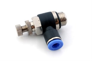 Hava Hortum Hız Ayarlı Dirsek 1/4X6