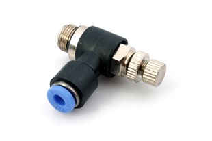 Hava Hortum Hız Ayarlı Dirsek 1/8X4