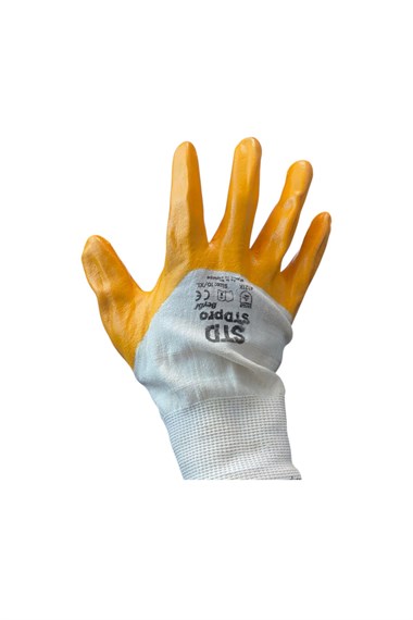 Kaplamalı Sarı İş Eldiven-1.Kalite