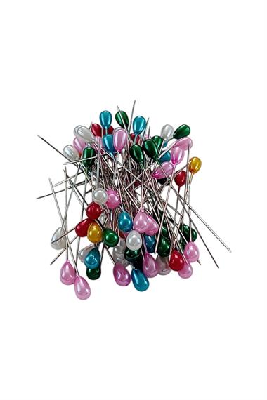 Plastik Başlı Çelik Toplu İğne 0.8X55mm-80 Adet