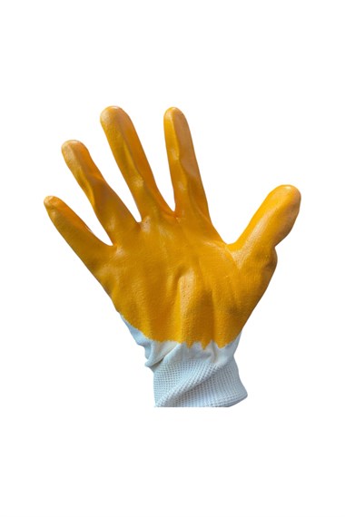 Kaplamalı Sarı İş Eldiven-1.Kalite