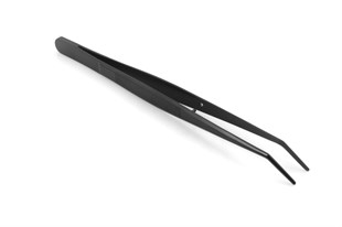 Eğri Uçlu Pimli Tırtıllı Cımbız Titanyum Kaplama