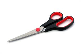 Plastik Saplı Karton Makası-7 No