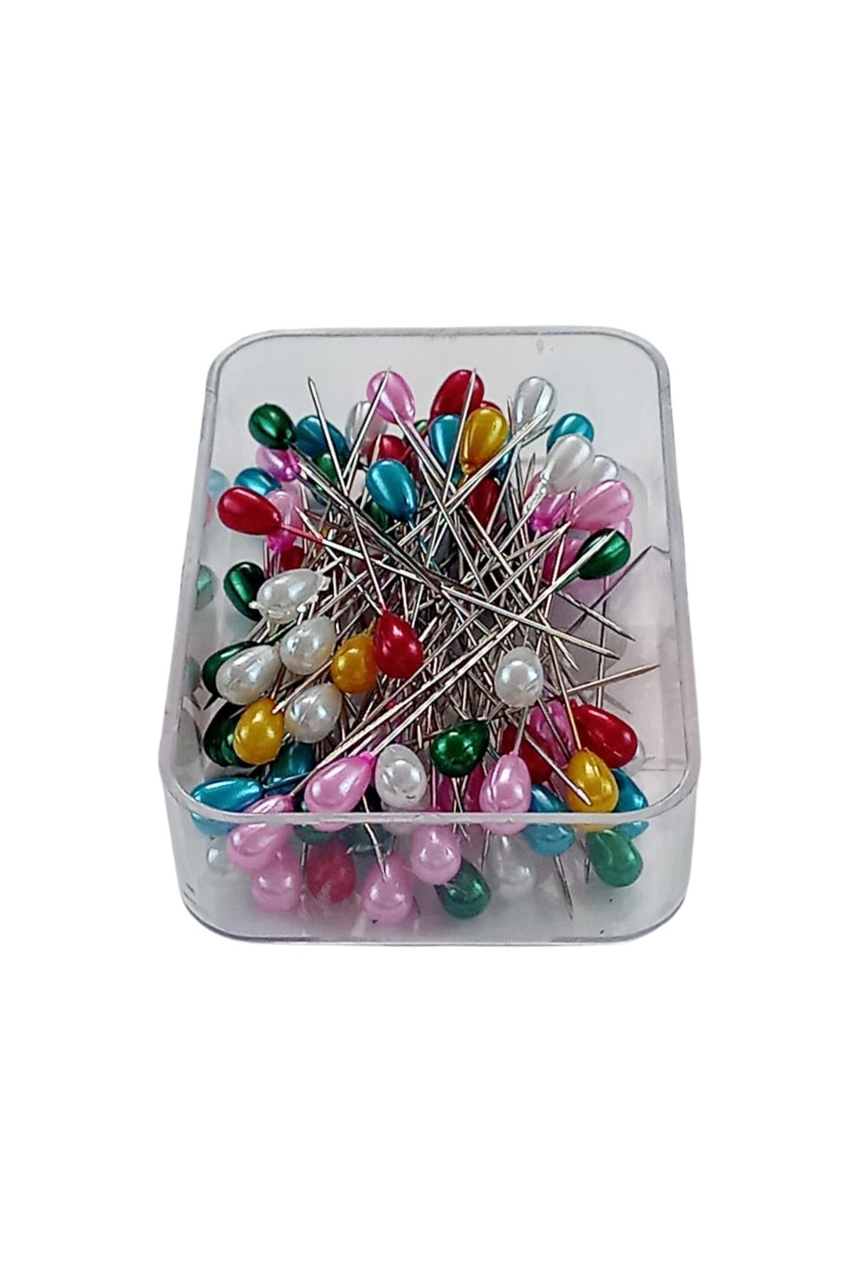 Plastik Başlı Çelik Toplu İğne 0.8X55mm-80 Adet