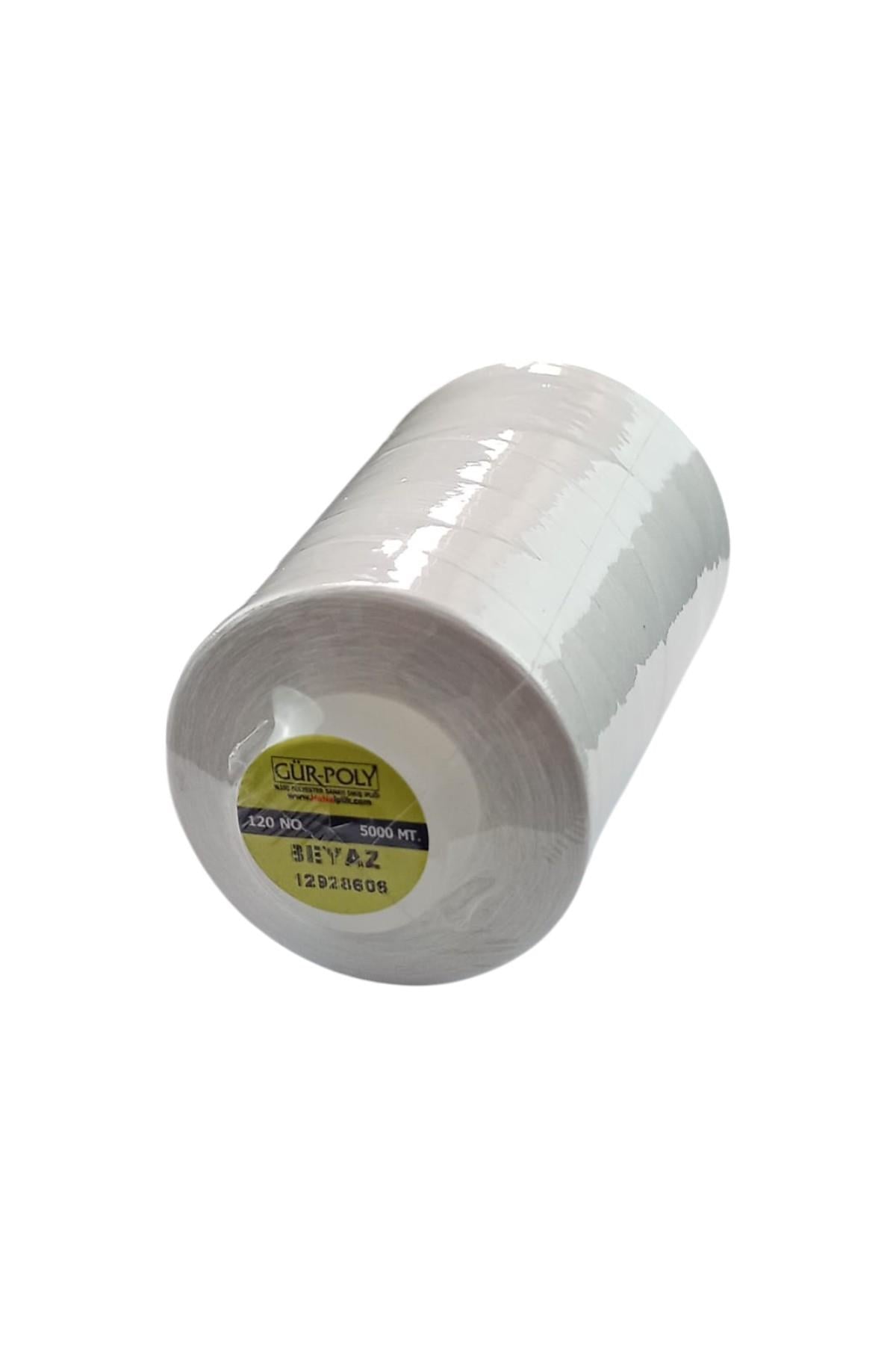 Beyaz Dikiş Makine İpliği-5,000 Mt
