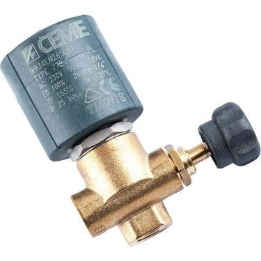 Ceme Ayarlı Ütü Buhar Valfi-Yuvarlak Bobin-1/4