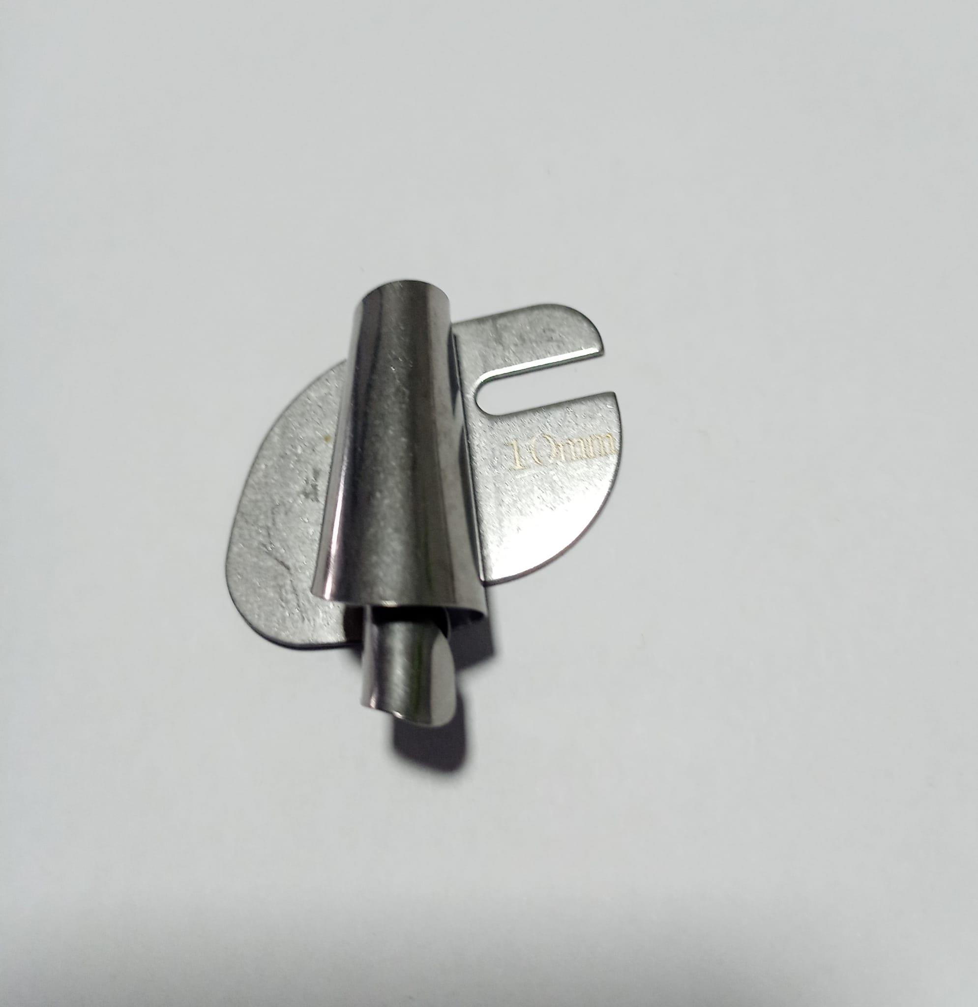 Düz Makine Plakaya Takılan Etek Kıvırma Aparası