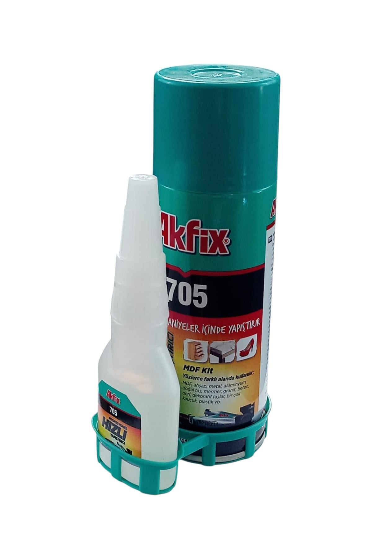 Akfix-705 Hızlı Mdf Yapıştırıcı-200ml-50gr