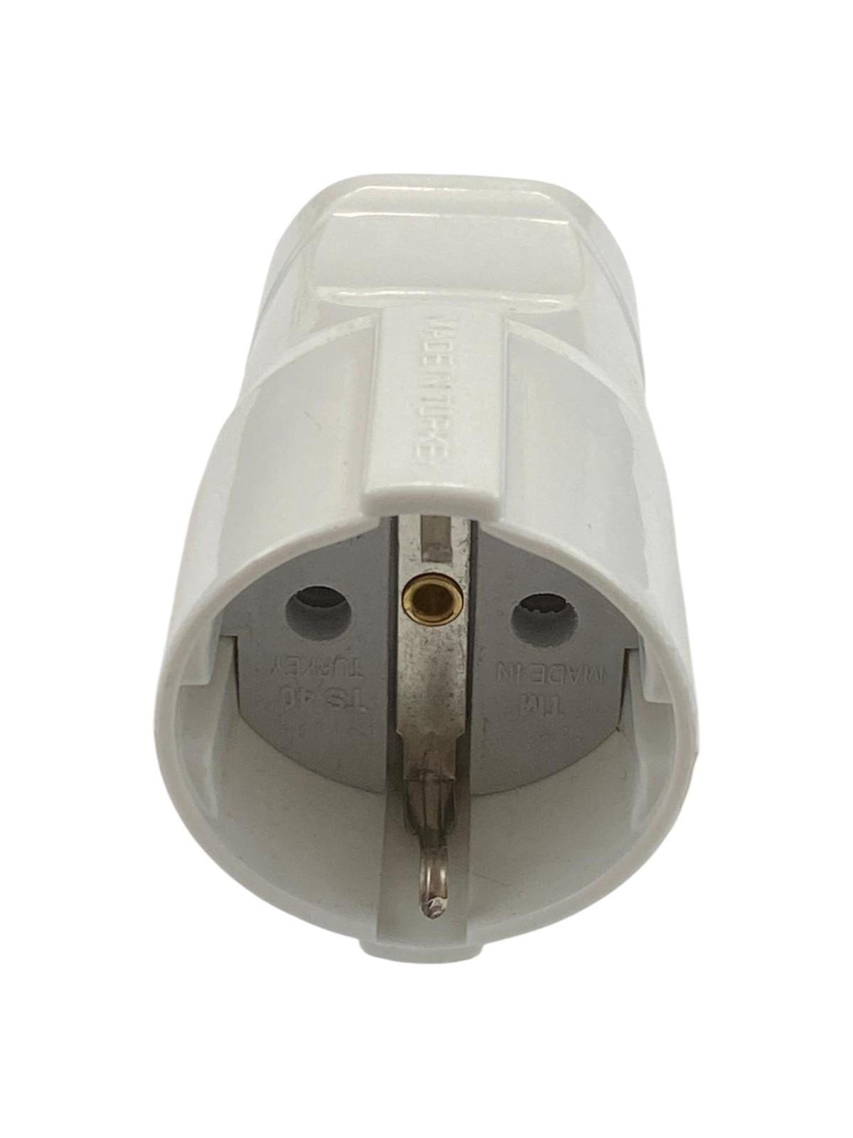 Topraklı Monofaze Dişi Fiş