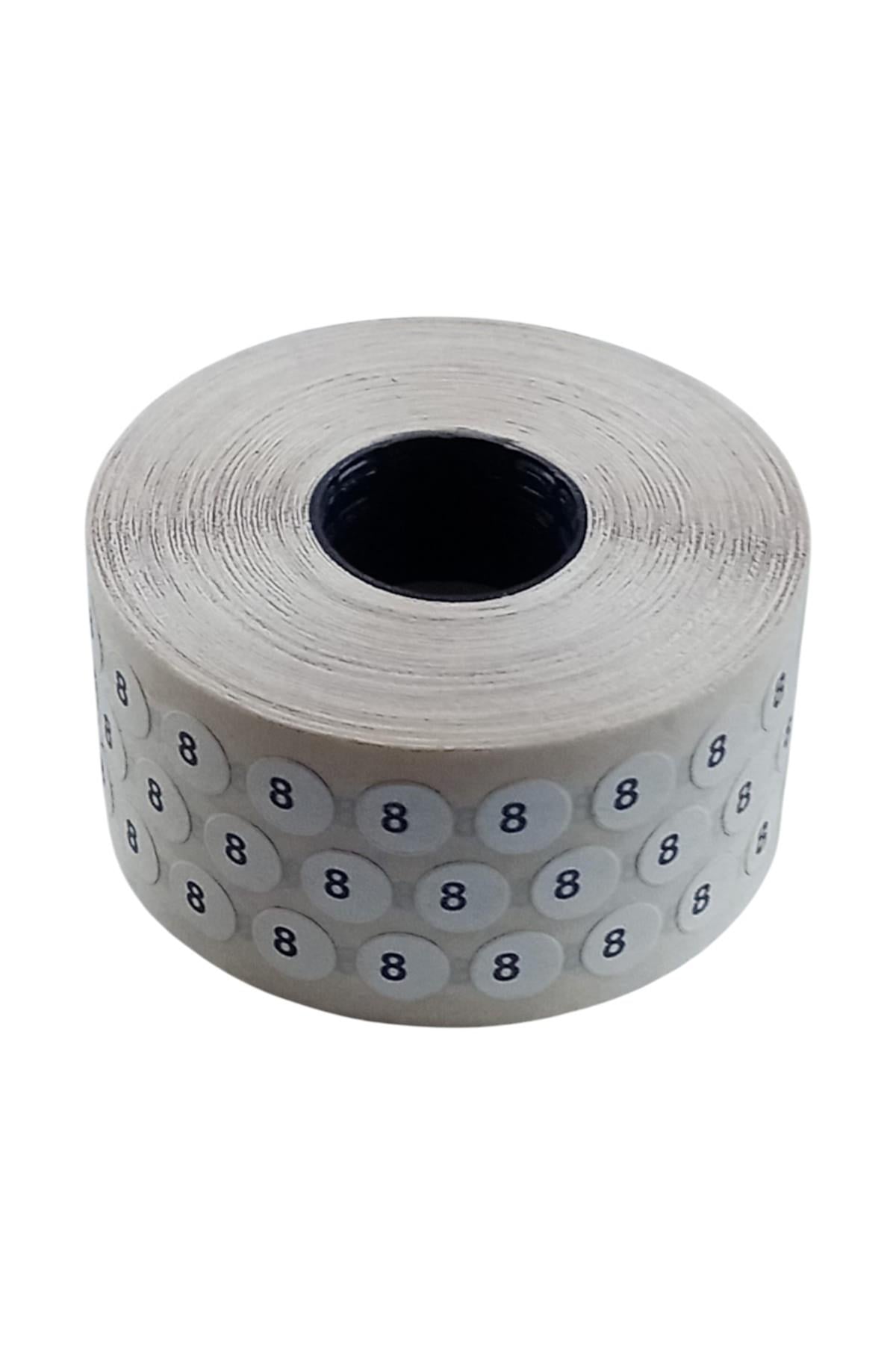 Numaralı Etiket 8 No-5000'Lik