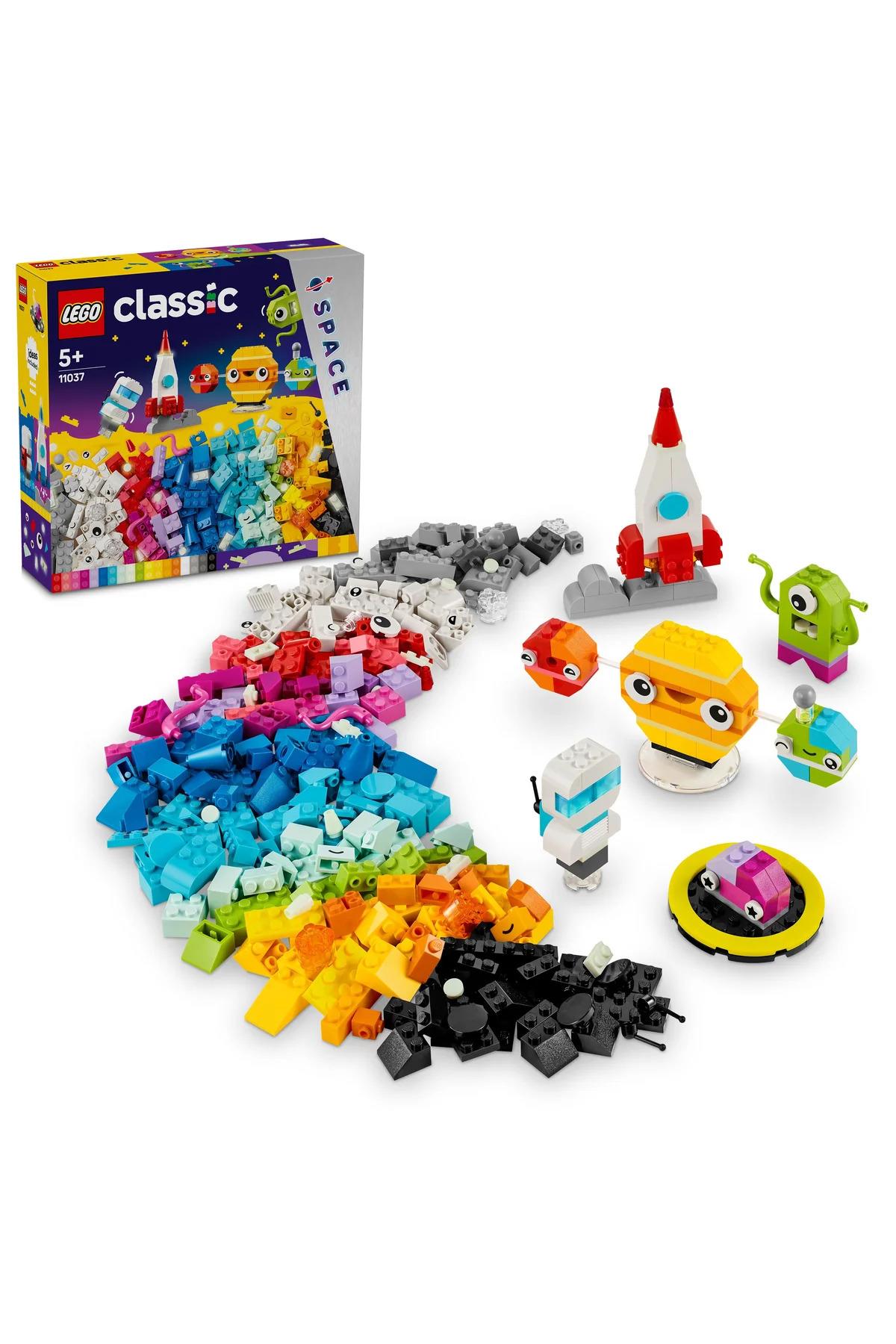 ® Classic Yaratıcı Uzay Gezegenleri 11037 - 4+ Çocuklar için Yaratıcı Oyuncak Yapım Seti (450P)-Lego