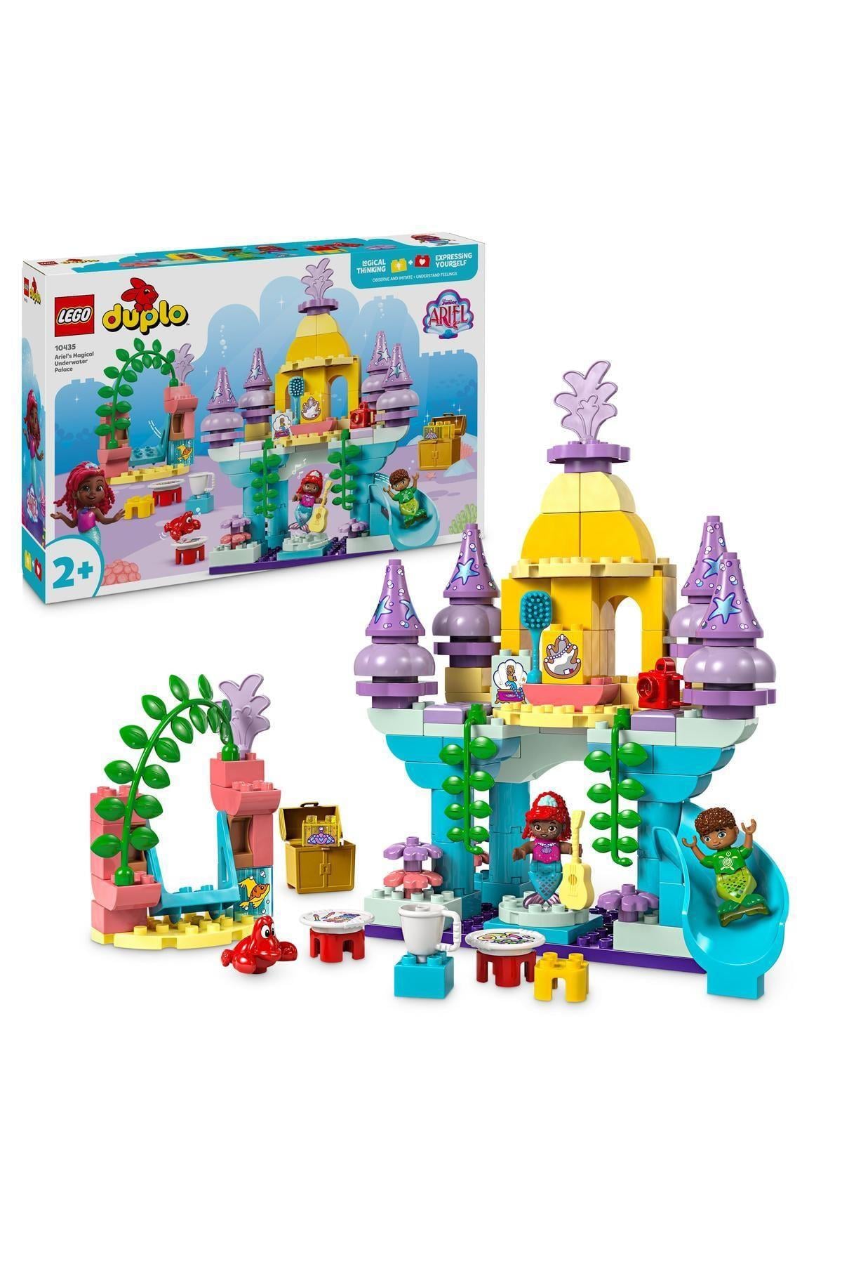 ® DUPLO® | Disney Ariel’in Sihirli Su Altı Sarayı 10435 - Çocuklar için Yapım Seti (116 Parça)-Lego