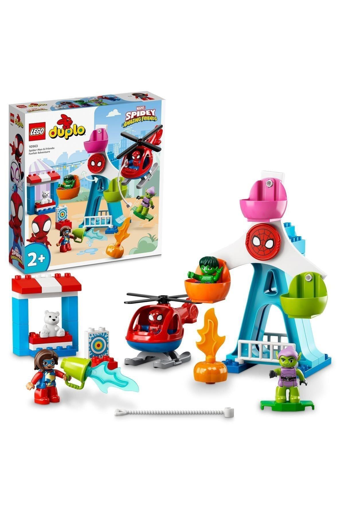 ® DUPLO® Marvel Örümcek Adam ve Arkadaşları: Lunapark Macerası 10963 - Yapım Seti (41 Parça)-Lego