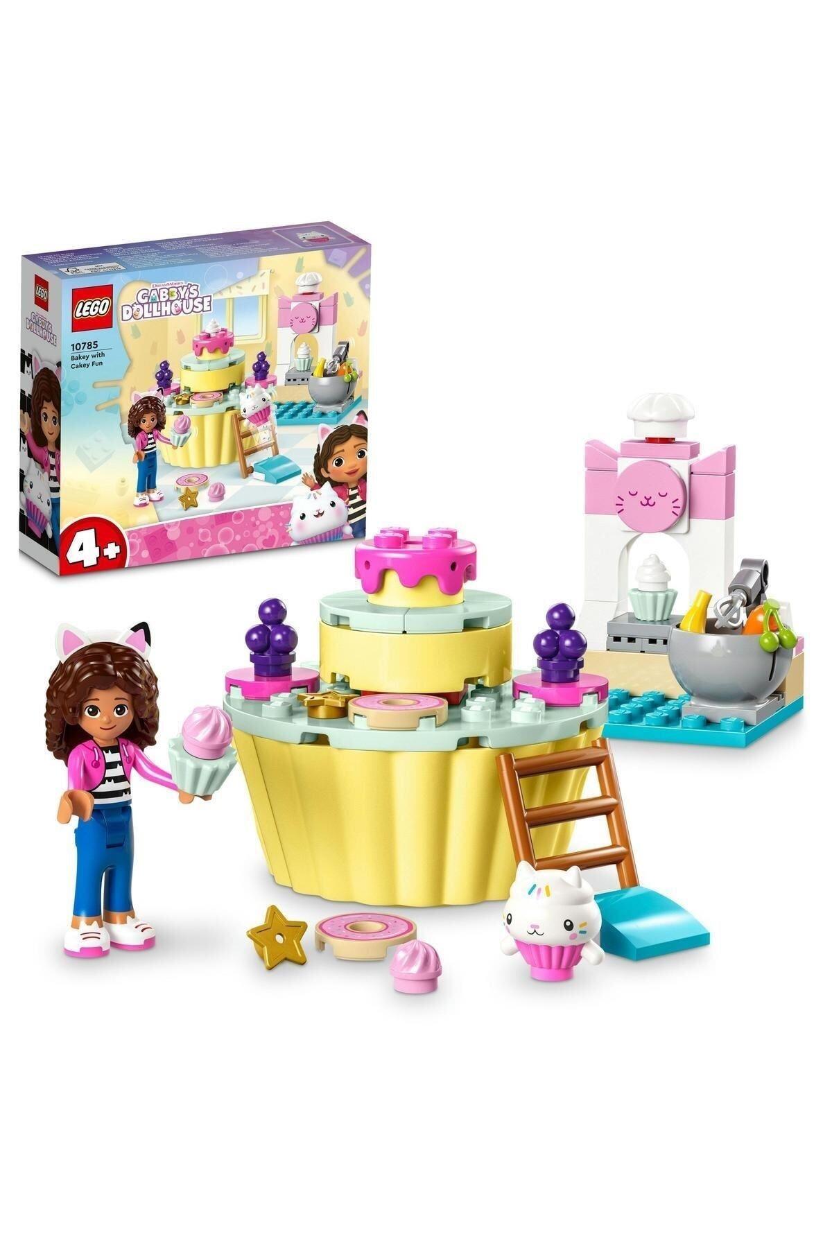 ® Kekedi ile Pasta Eğlencesi 10785 - 4 Yaş ve Üzeri Yaratıcı Oyuncak Yapım Seti (58 Parça)-Lego