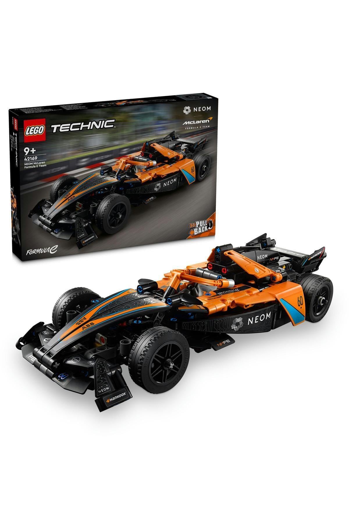 ® Technic NEOM McLaren Formula E Yarış Arabası 42169 -9 Yaş ve Üzeri İçin Yapım Seti (452 Parça)-Lego Technic