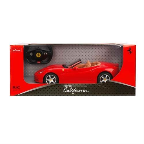 1:12 Ferrari California Uzaktan Kumandalı Işıklı Araba - Kırmızı-Uzaktan Kumandalı Araçlar