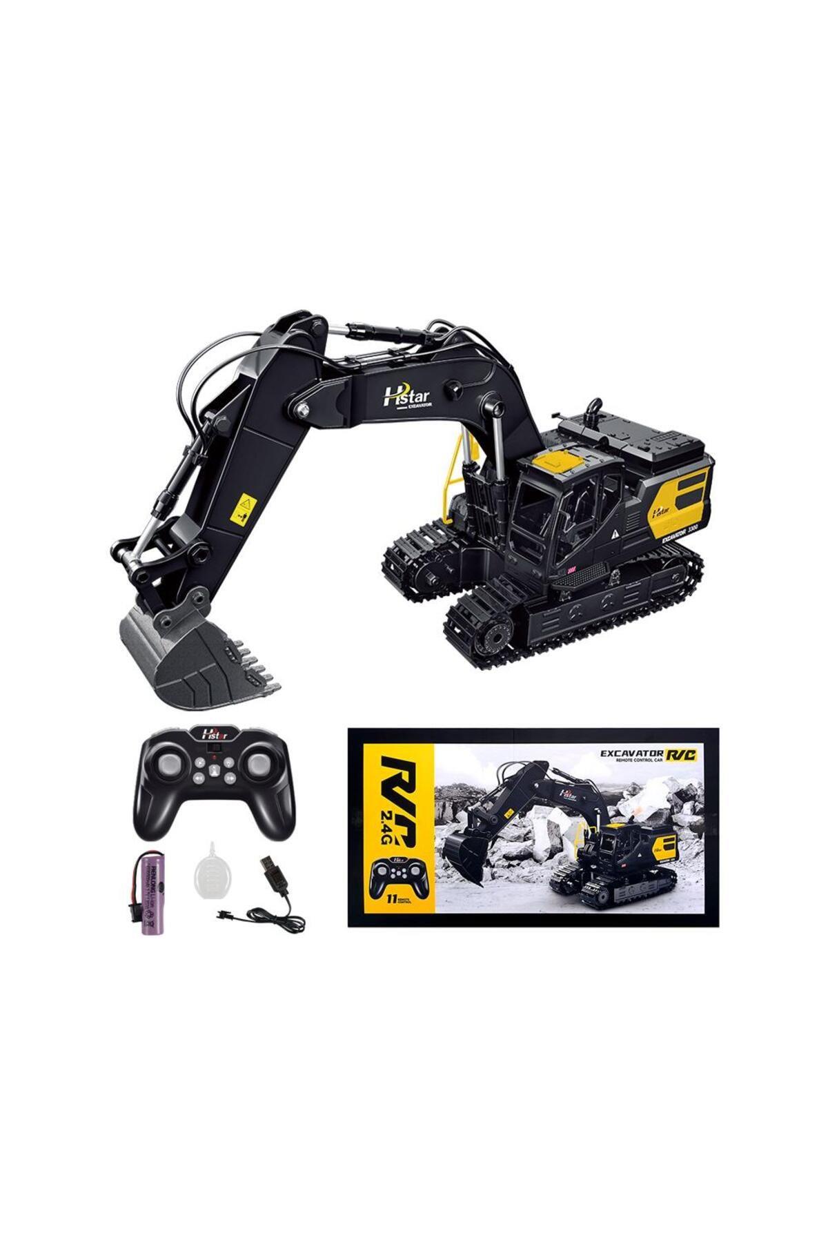 1:12 Uzaktan Kumandalı Duman Çıkaran Excavator-Uzaktan Kumandalı Araçlar