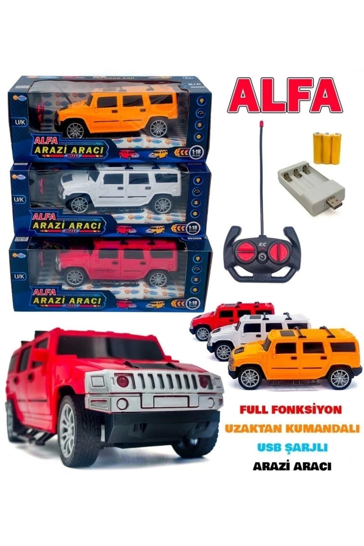 1:18 UZAKTAN KUMANDALI ŞARJLI HUMMER ARABA-Uzaktan Kumandalı Araçlar