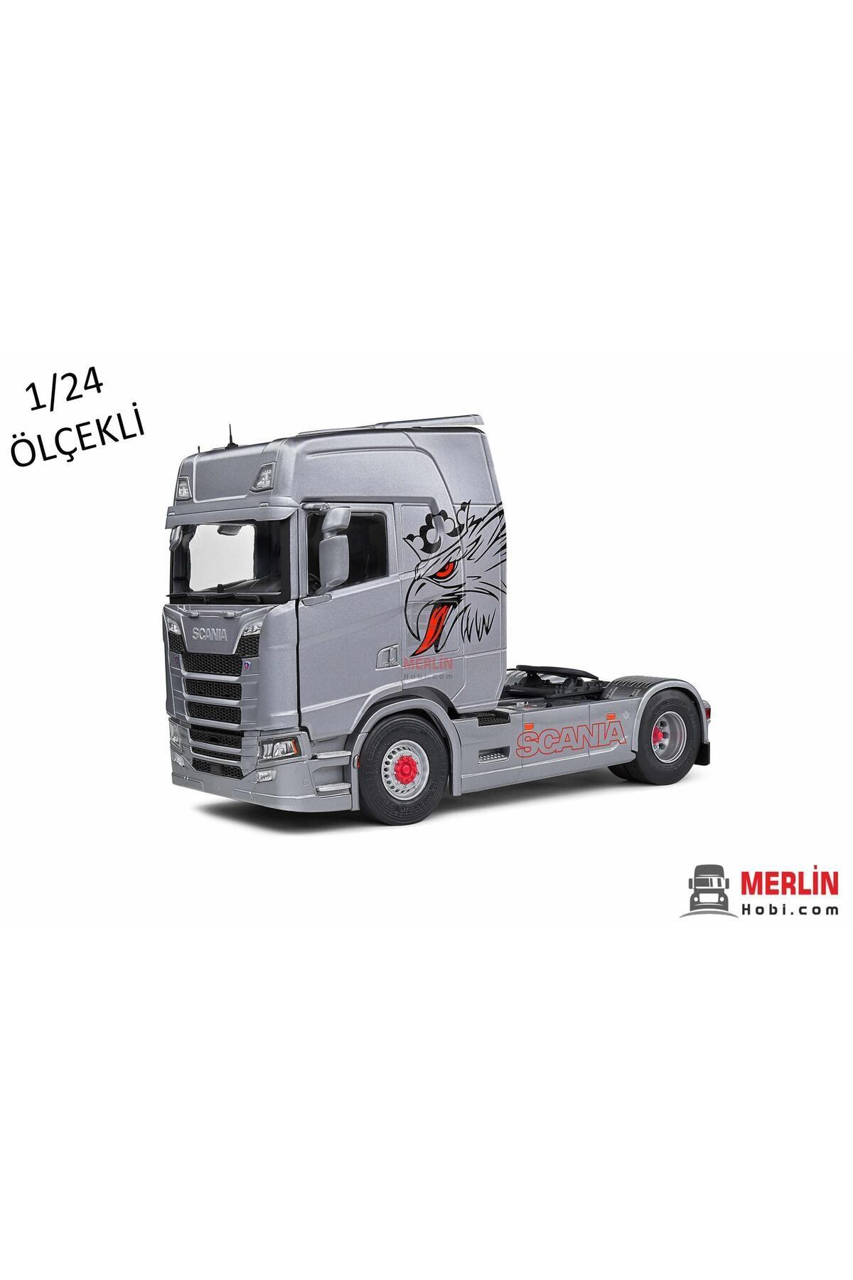 1/24 Scania 580S HighLine – Custom silver – 2024 Tır Çekici-Oyuncak Arabalar ve Kamyonlar
