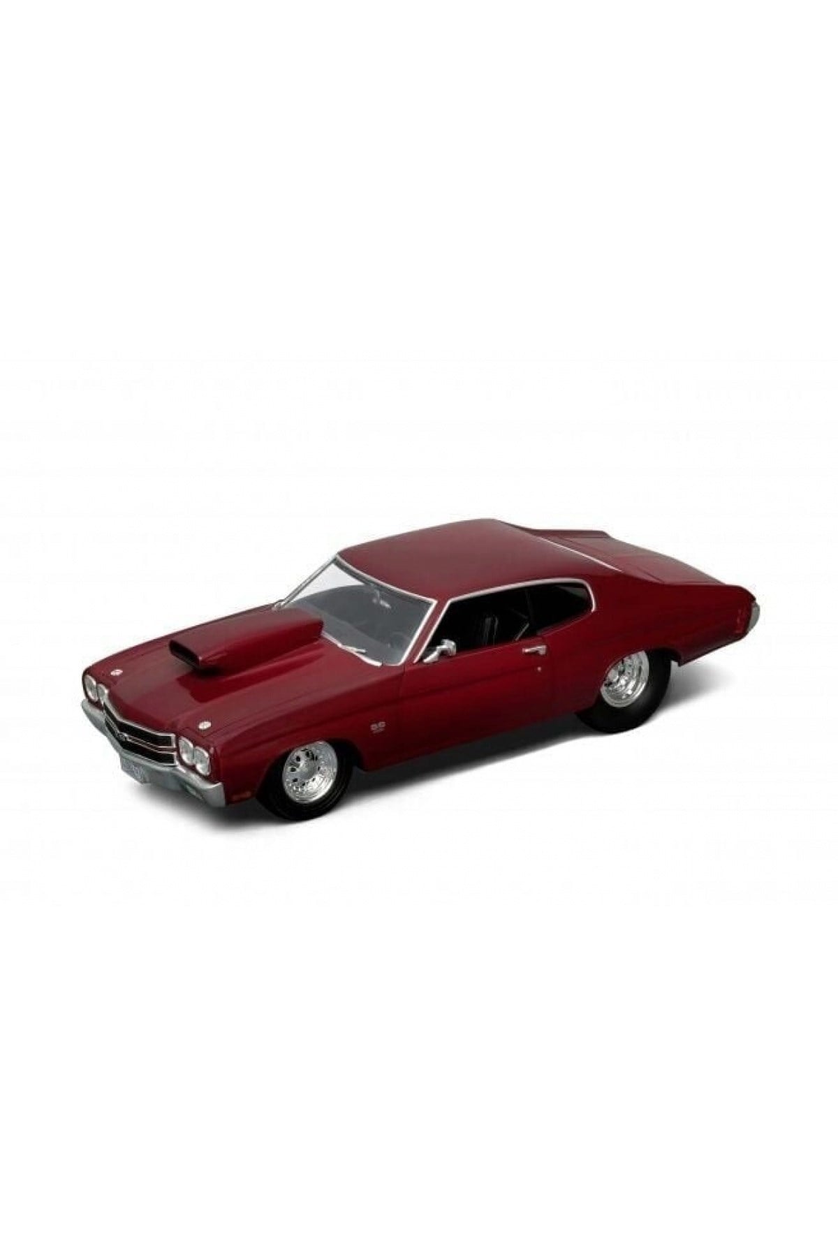 12537 WELLY 1 18 1970 CHEVROLET CHEVELLE-Maket Araçlar