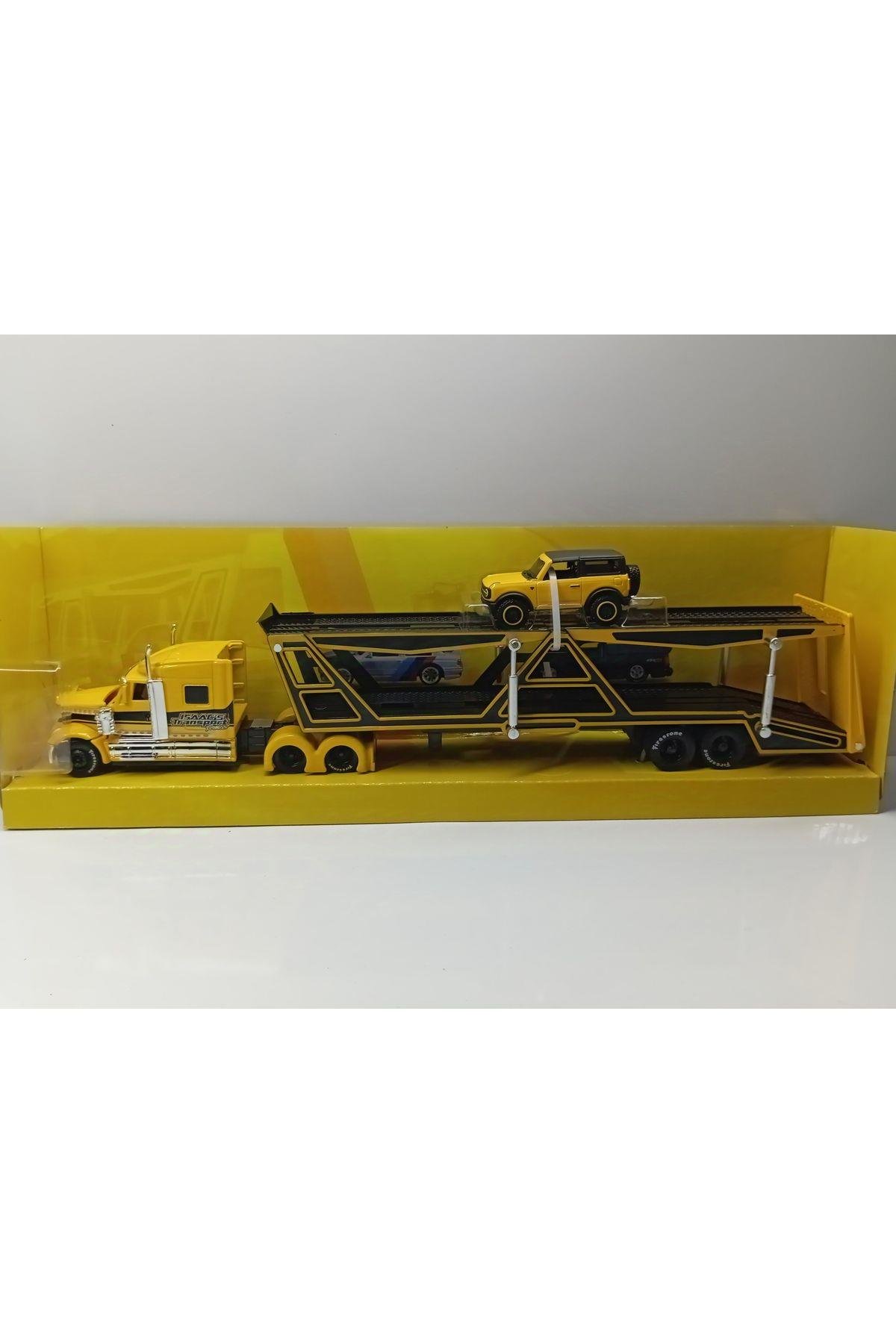 1:64 Ölçek International Lonestar/2021 Ford Bronco Badlands / Taşıyıcı Tır.-Maket Araçlar