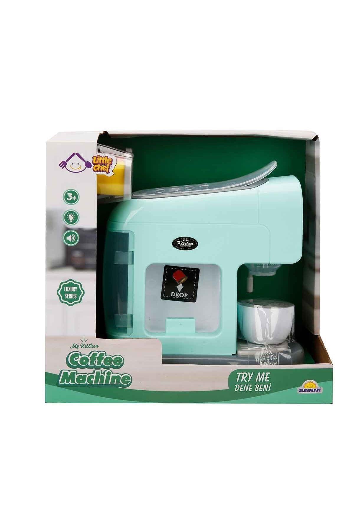 3010 Little Chef Sesli Ve Işıklı Kapsül Kahve Makinesi **oyuncak**-Kız Rol Oyuncakları