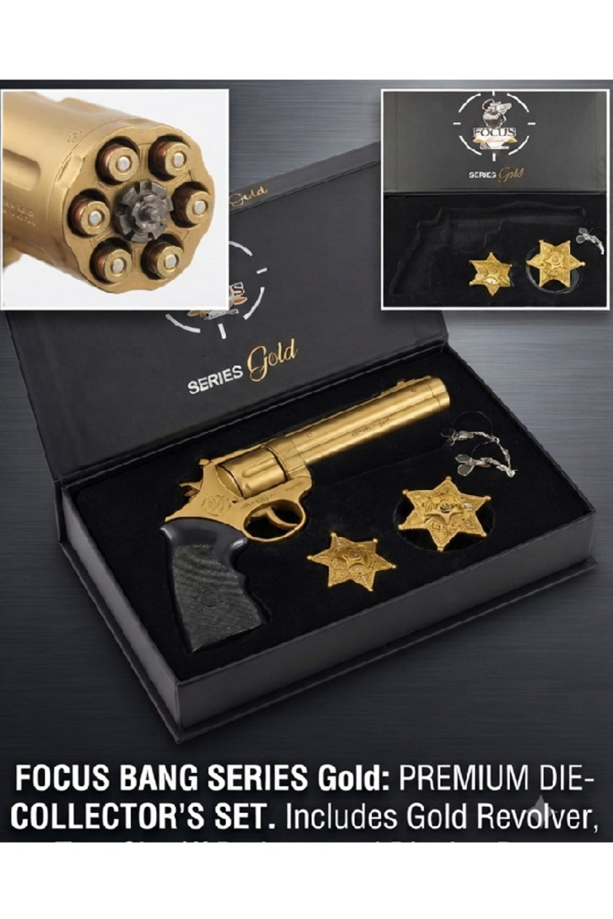 9014 Focus Bang Oyuncak Tabanca Serıes Gold-Oyuncak Silahlar