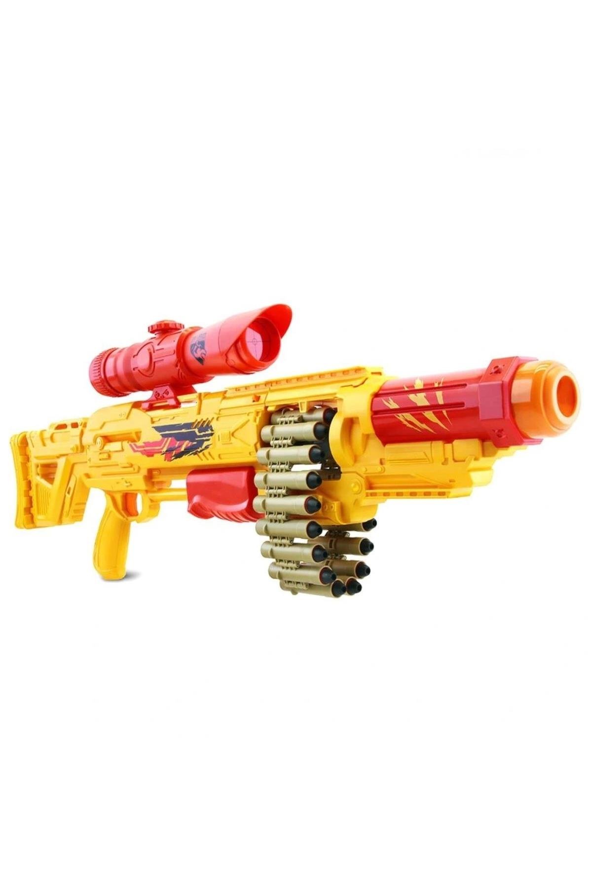 91955 Belt Blitzer 18 Mermili Sünger Dart Atan Silah --Oyuncak Silahlar