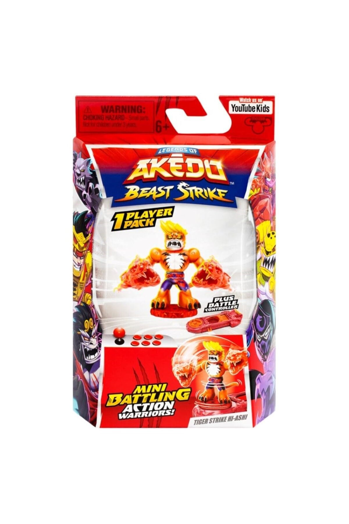 Akedo S5 Tekli Paket Tiger Strike Hi-Ashi-Karakter Figürleri
