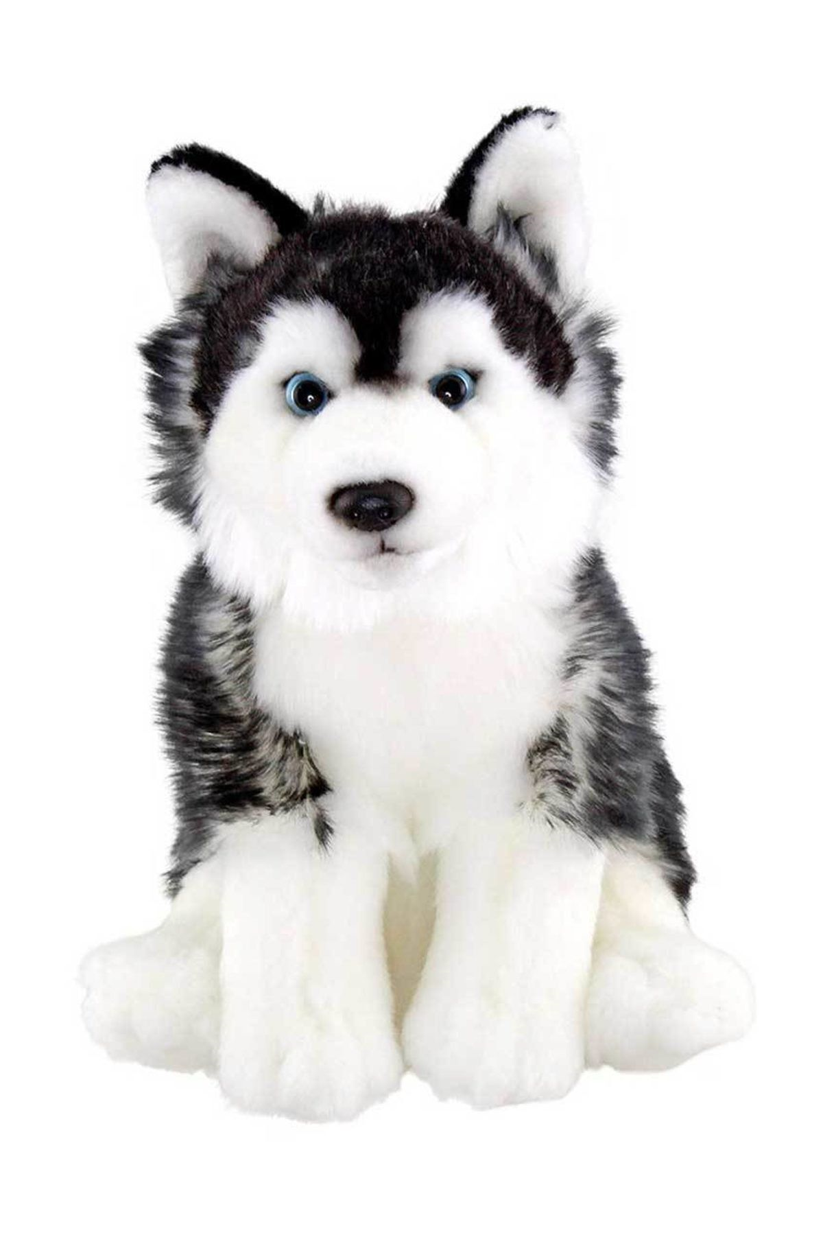 Animals Of The World 28Cm Floppy Siyah Husky-Peluş Oyuncaklar